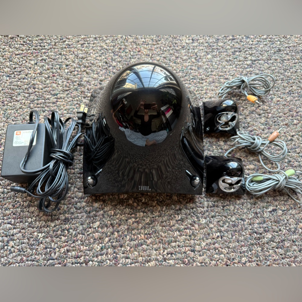 JBL Black Audio System with Accessories